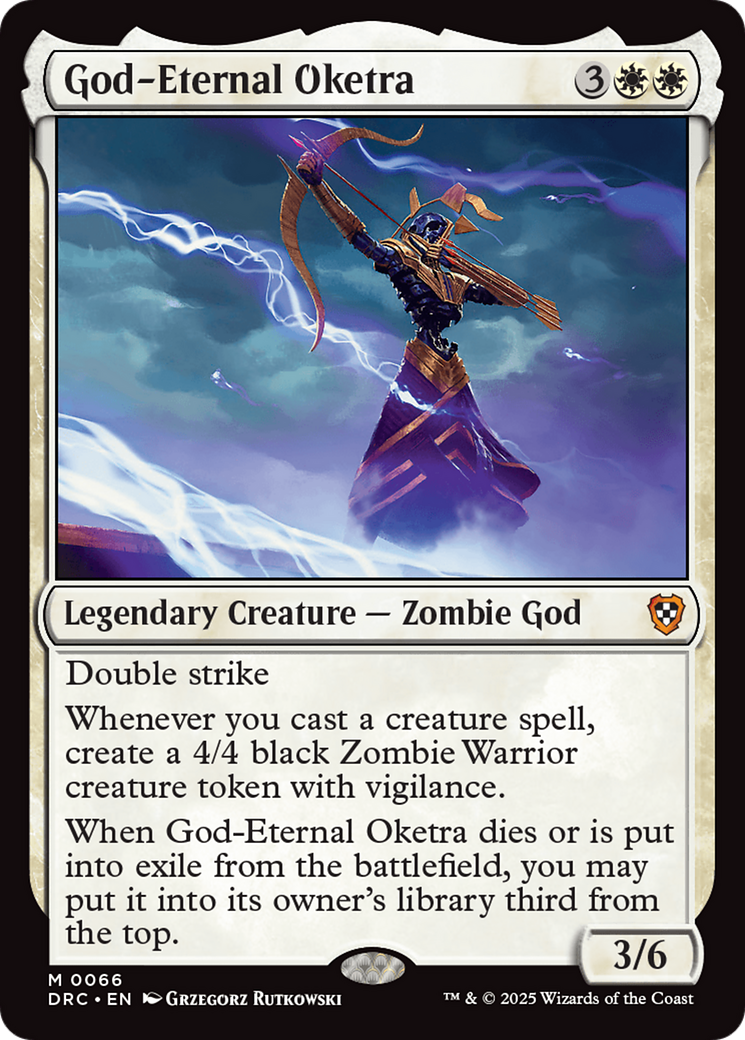 God-Eternal Oketra [Aetherdrift Commander] | Rock City Comics