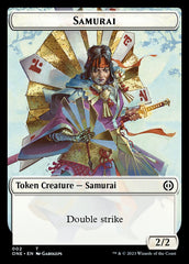 Rebel // Samurai Double-Sided Token [Phyrexia: All Will Be One Tokens] | Rock City Comics