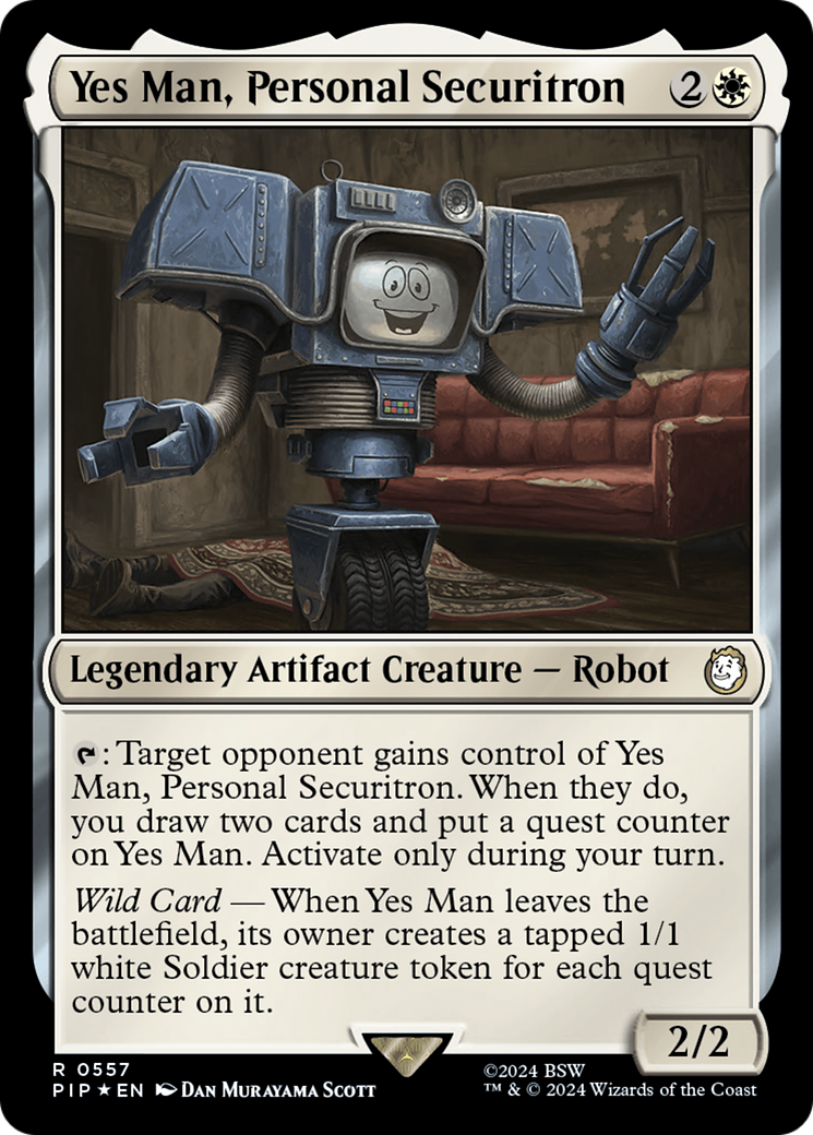 Yes Man, Personal Securitron (Surge Foil) [Fallout] | Rock City Comics