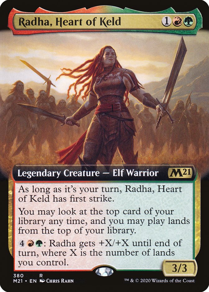 Radha, Heart of Keld (Extended Art) [Core Set 2021] | Rock City Comics