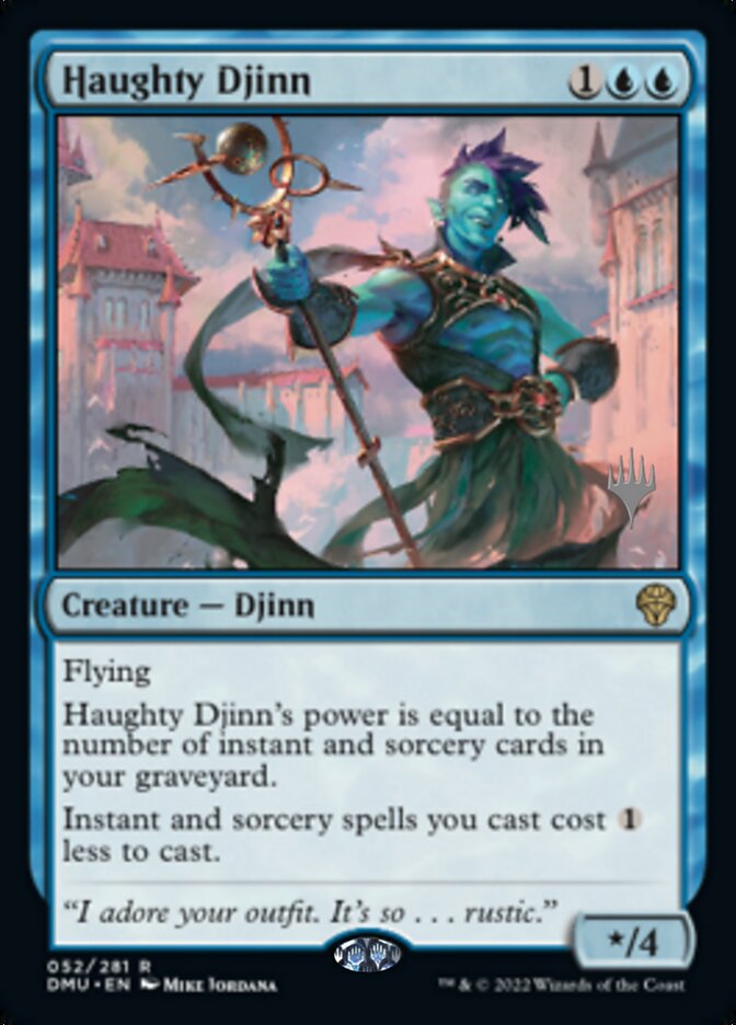 Haughty Djinn (Promo Pack) [Dominaria United Promos] | Rock City Comics