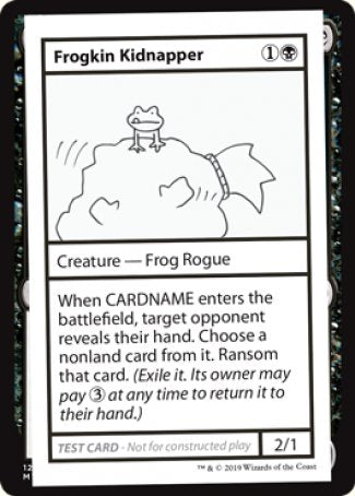 Frogkin Kidnapper (2021 Edition) [Mystery Booster Playtest Cards] | Rock City Comics