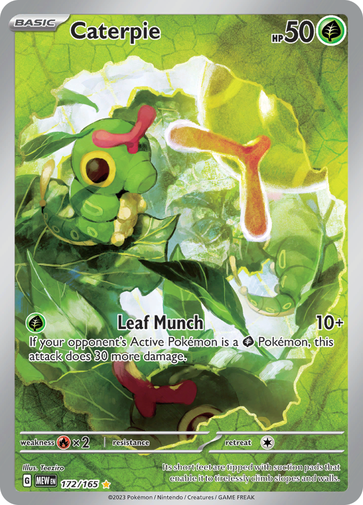 Caterpie (172/165) [Scarlet & Violet: 151] | Rock City Comics