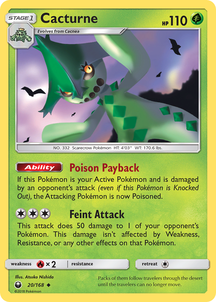 Cacturne (20/168) [Sun & Moon: Celestial Storm] | Rock City Comics