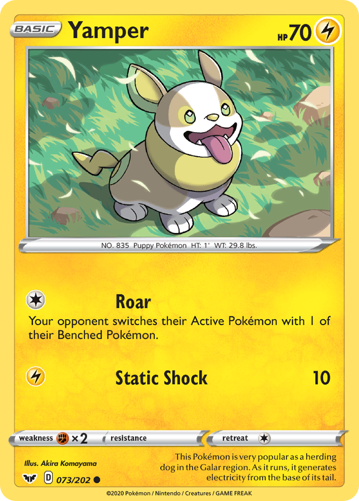 Yamper (073/202) [Sword & Shield: Base Set] | Rock City Comics