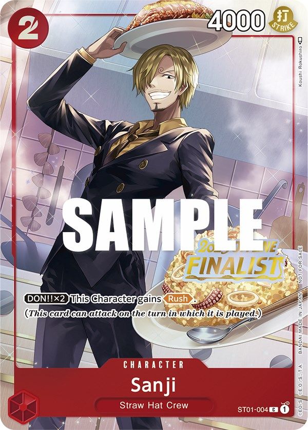 Sanji (Offline Regional 2023) [Finalist] [One Piece Promotion Cards] | Rock City Comics