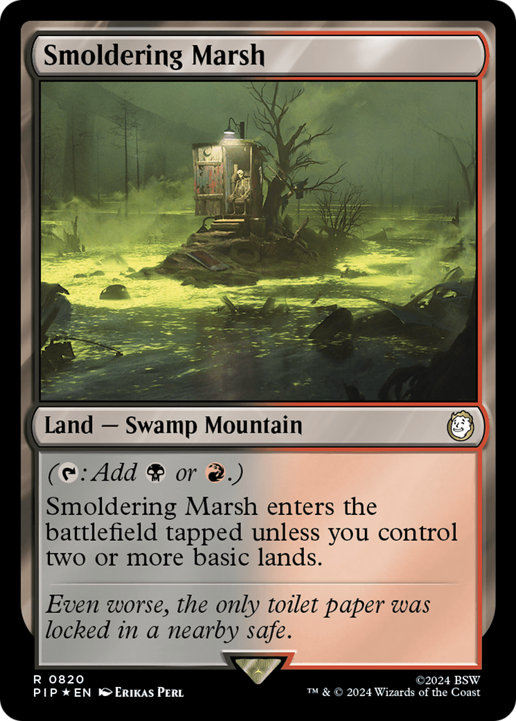 Smoldering Marsh (Surge Foil) [Fallout] | Rock City Comics