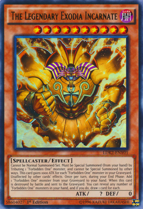 The Legendary Exodia Incarnate [LDK2-ENY01] Ultra Rare | Rock City Comics