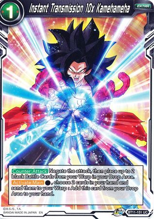 Instant Transmission 10x Kamehameha (BT11-151) [Vermilion Bloodline] | Rock City Comics
