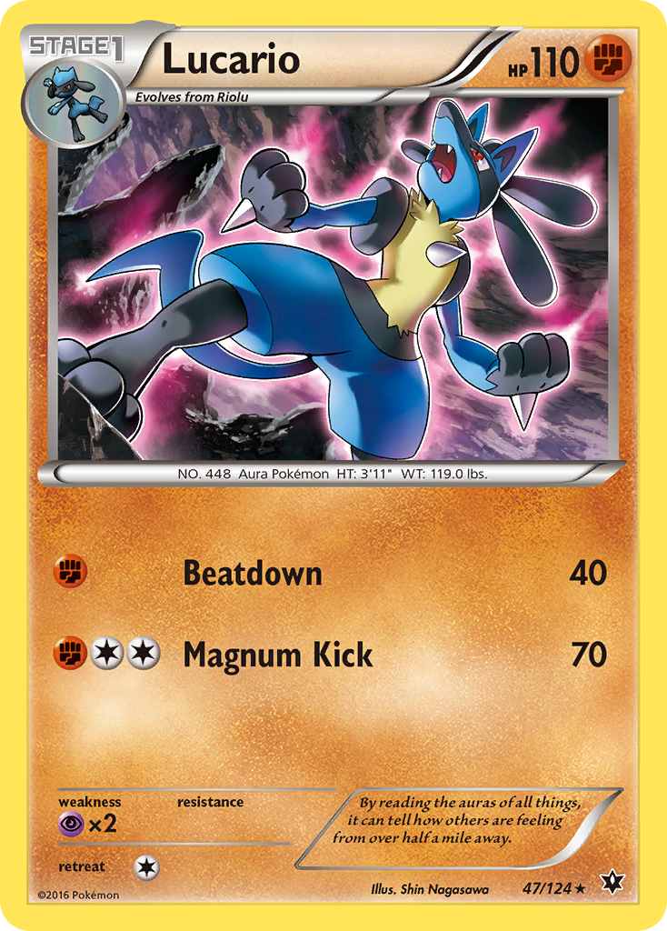 Lucario (47/124) [XY: Fates Collide] | Rock City Comics