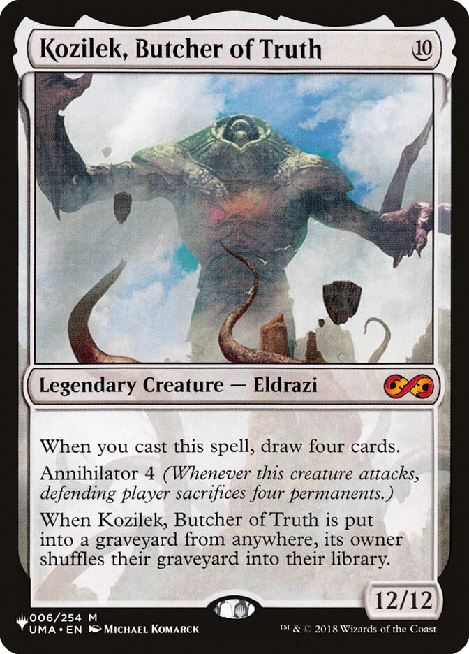 Kozilek, Butcher of Truth [The List] | Rock City Comics