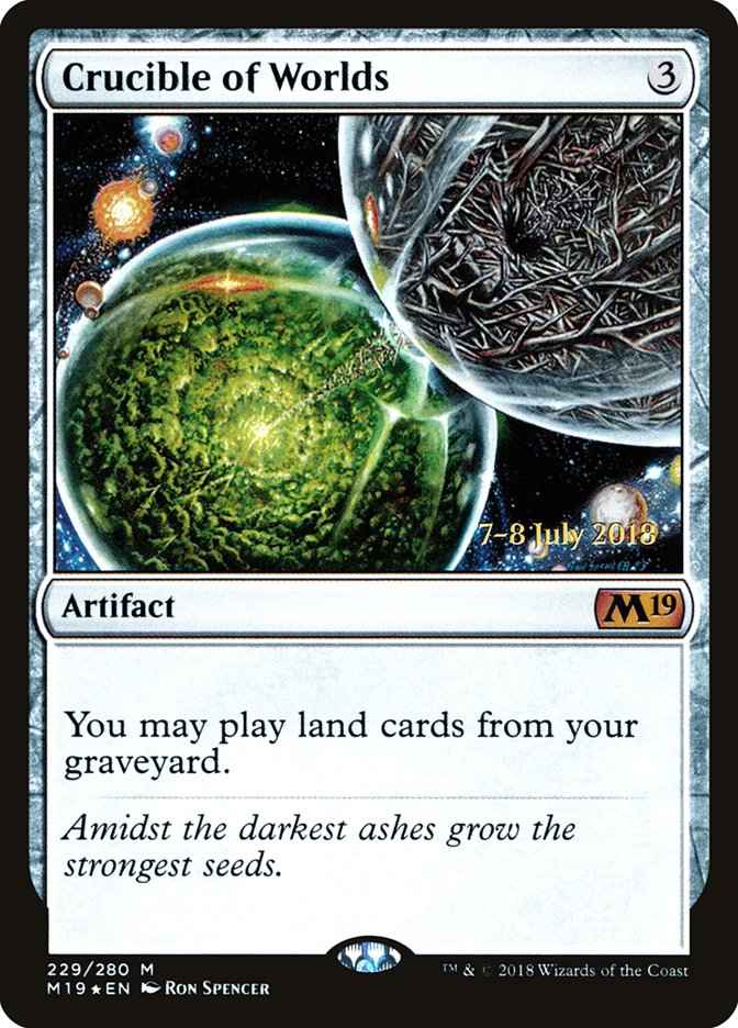 Crucible of Worlds [Core Set 2019 Prerelease Promos] | Rock City Comics