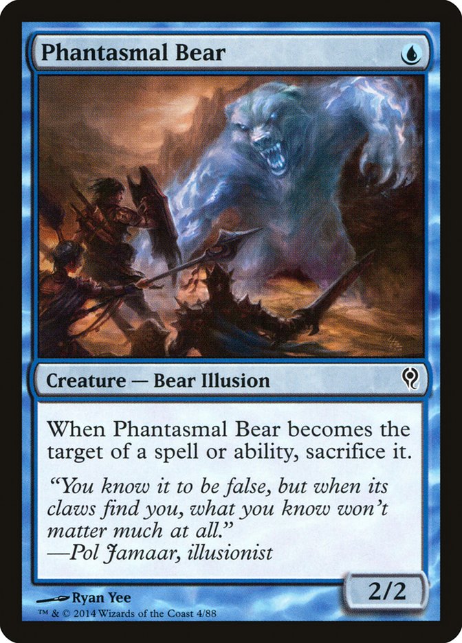 Phantasmal Bear [Duel Decks: Jace vs. Vraska] | Rock City Comics