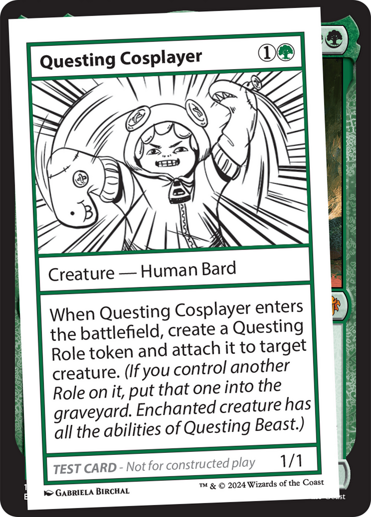 Questing Cosplayer [Mystery Booster 2 Playtest Cards] | Rock City Comics