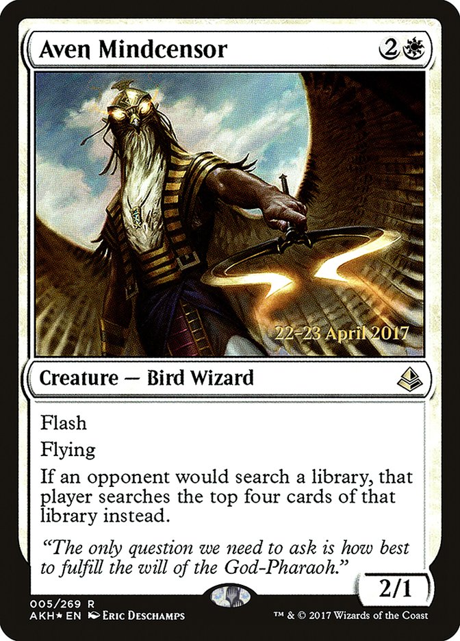 Aven Mindcensor [Amonkhet Prerelease Promos] | Rock City Comics