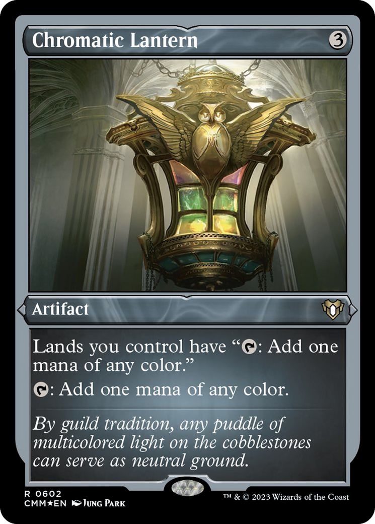 Chromatic Lantern (Foil Etched) [Commander Masters] | Rock City Comics