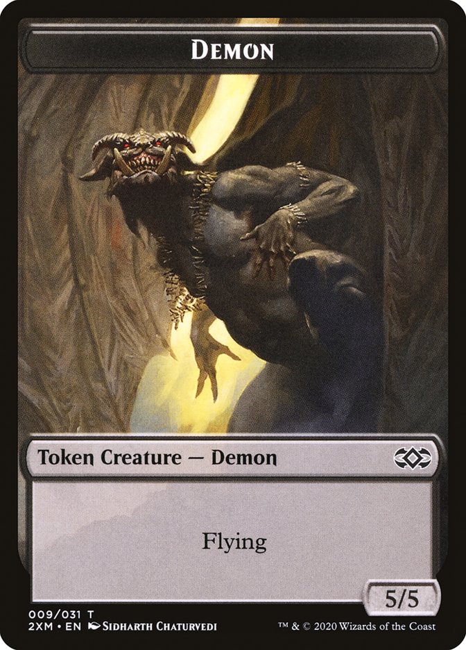 Demon Token [Double Masters Tokens] | Rock City Comics