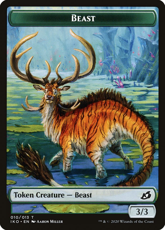 Beast Token [Ikoria: Lair of Behemoths Tokens] | Rock City Comics
