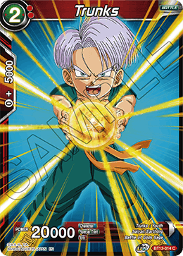Trunks (Common) (BT13-014) [Supreme Rivalry] | Rock City Comics