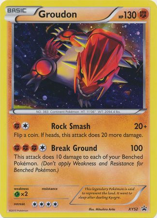 Groudon (XY52) (Jumbo Card) [XY: Black Star Promos] | Rock City Comics