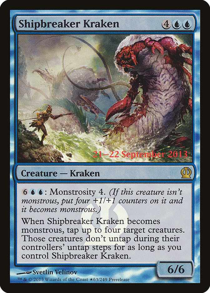 Shipbreaker Kraken [Theros Prerelease Promos] | Rock City Comics