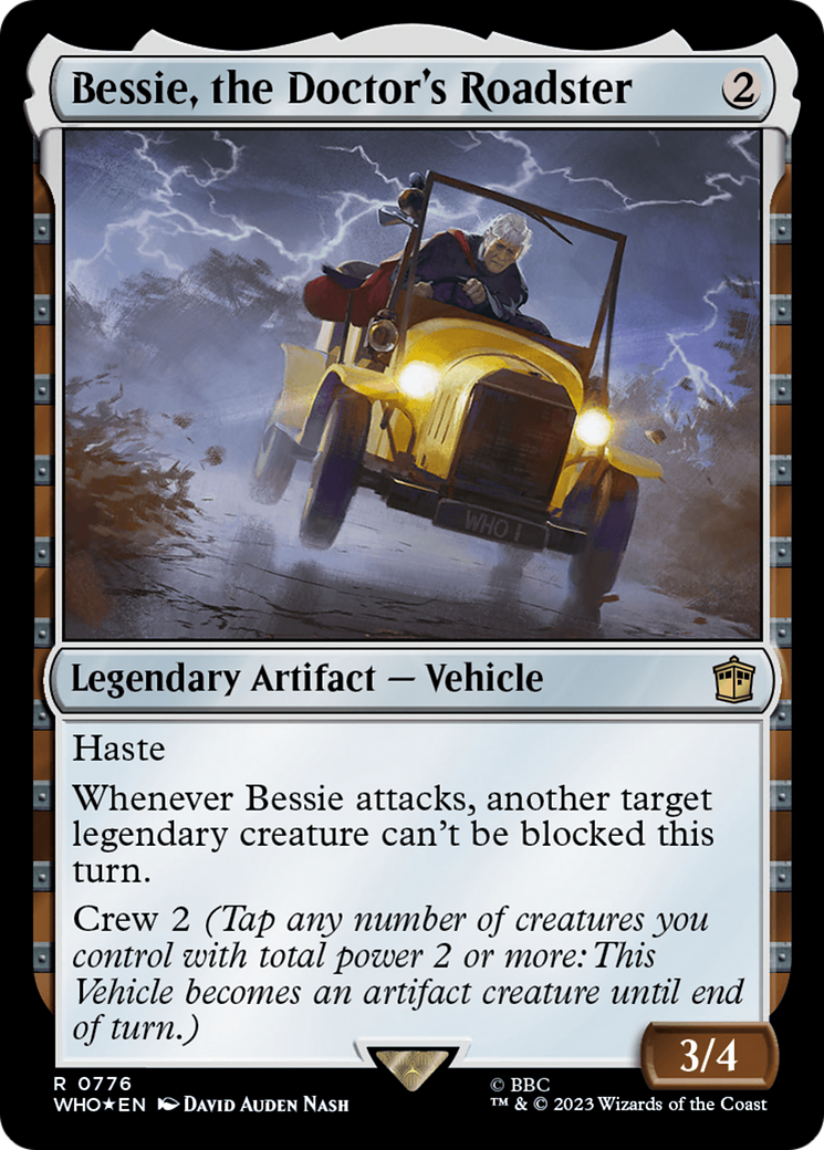 Bessie, the Doctor's Roadster (Surge Foil) [Doctor Who] | Rock City Comics