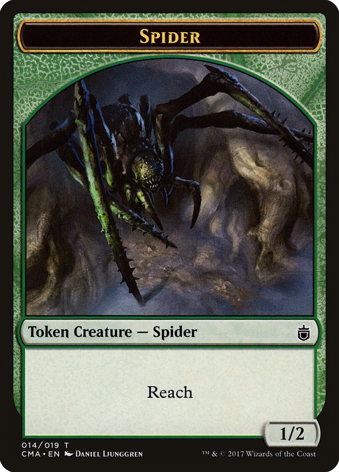 Spider Token [Commander Anthology Tokens] | Rock City Comics