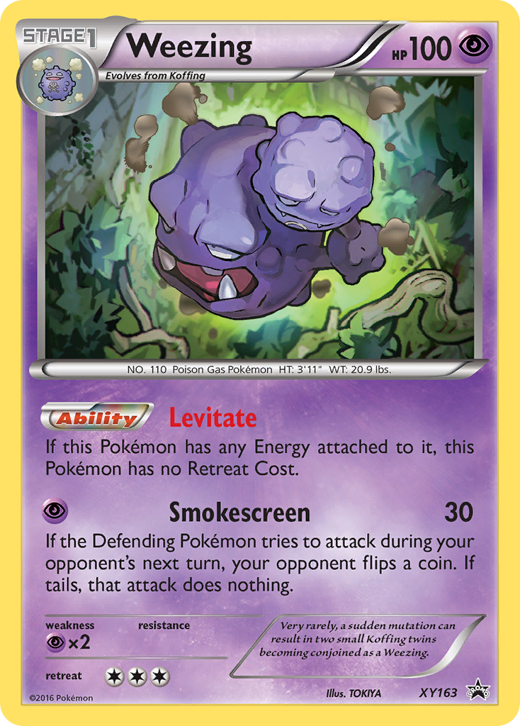 Weezing (XY163) [XY: Black Star Promos] | Rock City Comics