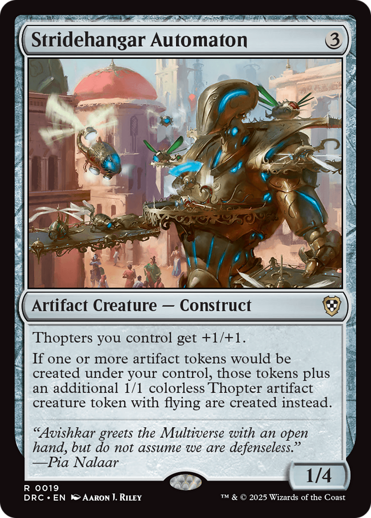 Stridehangar Automaton [Aetherdrift Commander] | Rock City Comics