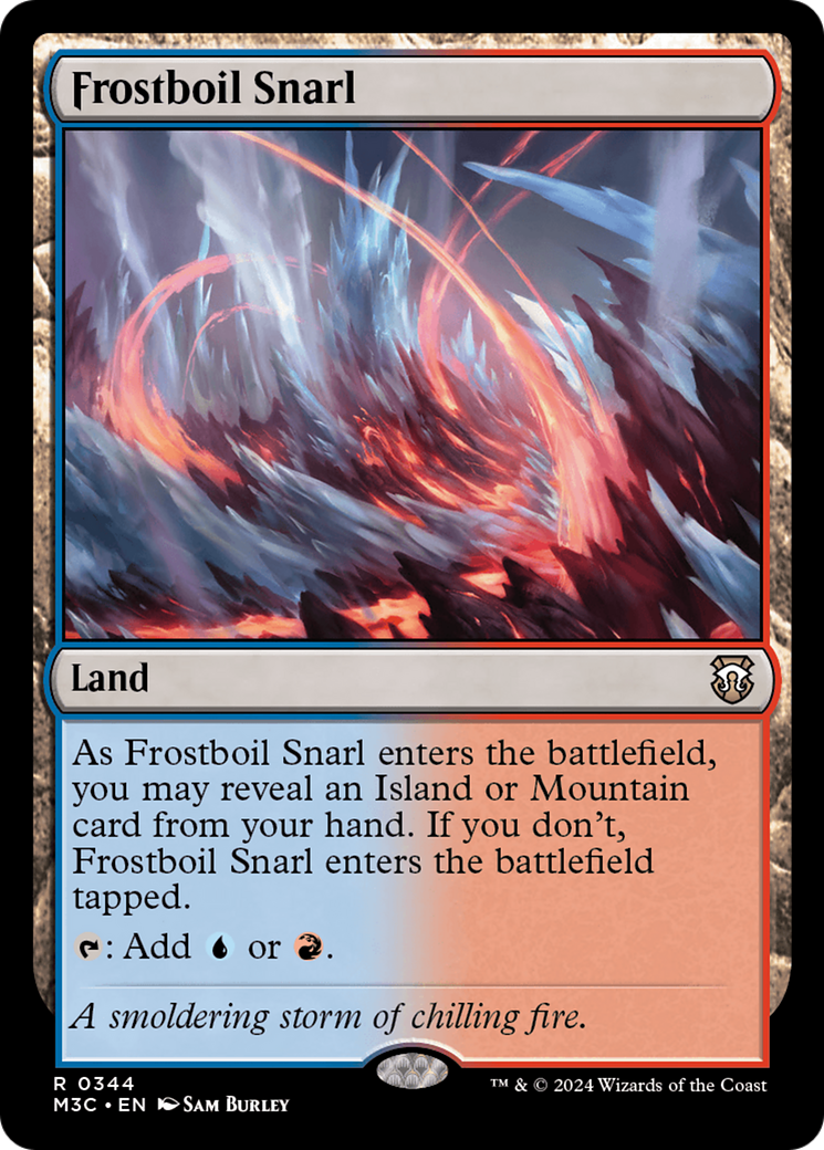 Frostboil Snarl (Ripple Foil) [Modern Horizons 3 Commander] | Rock City Comics