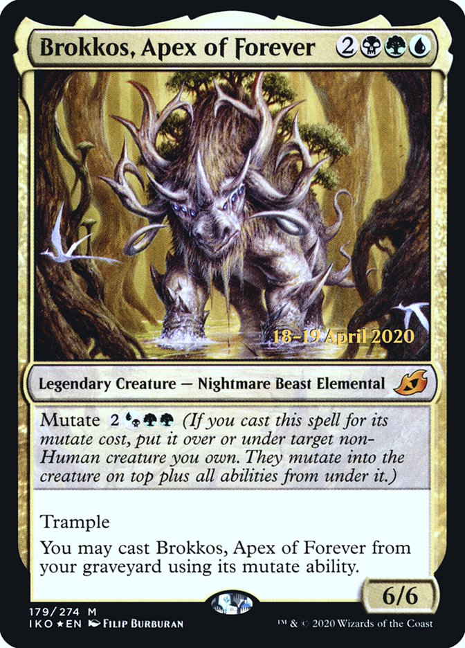 Brokkos, Apex of Forever [Ikoria: Lair of Behemoths Prerelease Promos] | Rock City Comics