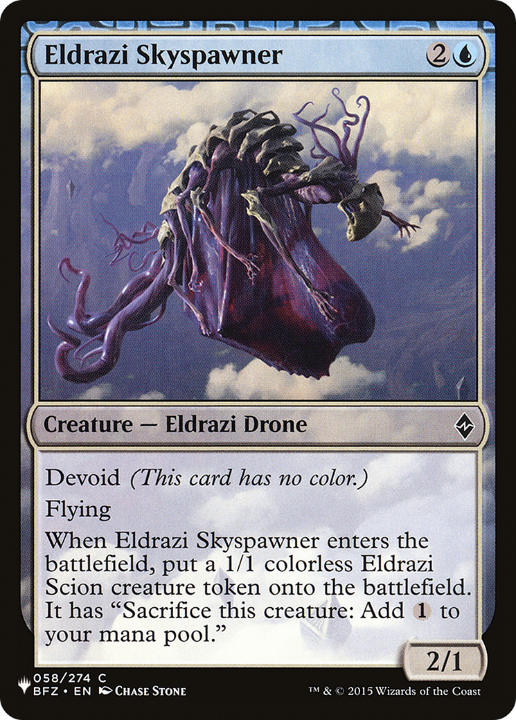 Eldrazi Skyspawner [The List Reprints] | Rock City Comics