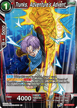 Trunks, Adventure's Advent (BT17-014) [Ultimate Squad] | Rock City Comics