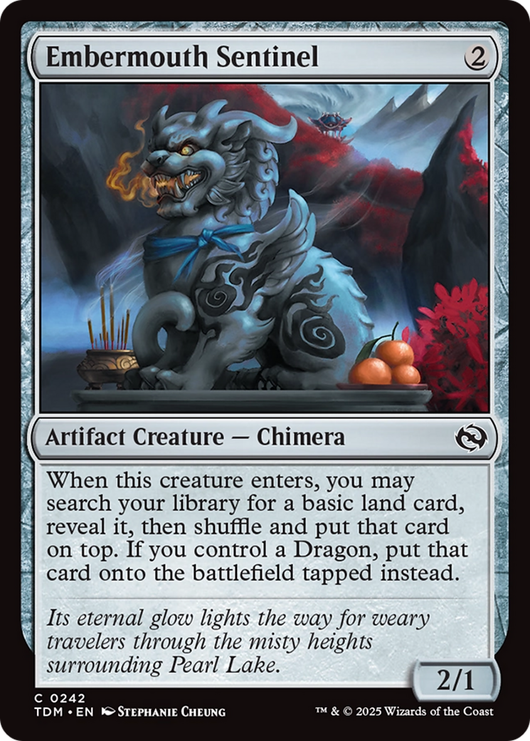 Embermouth Sentinel [Tarkir: Dragonstorm] | Rock City Comics