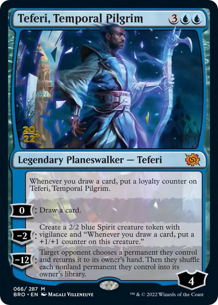 Teferi, Temporal Pilgrim [The Brothers' War Prerelease Promos] | Rock City Comics