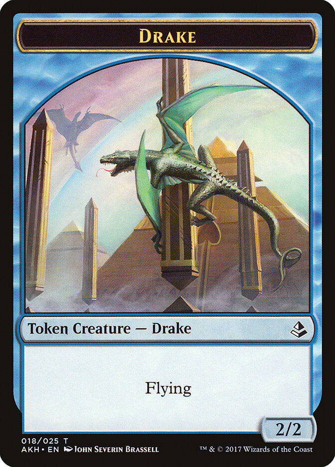 Anointer Priest // Drake Double-Sided Token [Amonkhet Tokens] | Rock City Comics