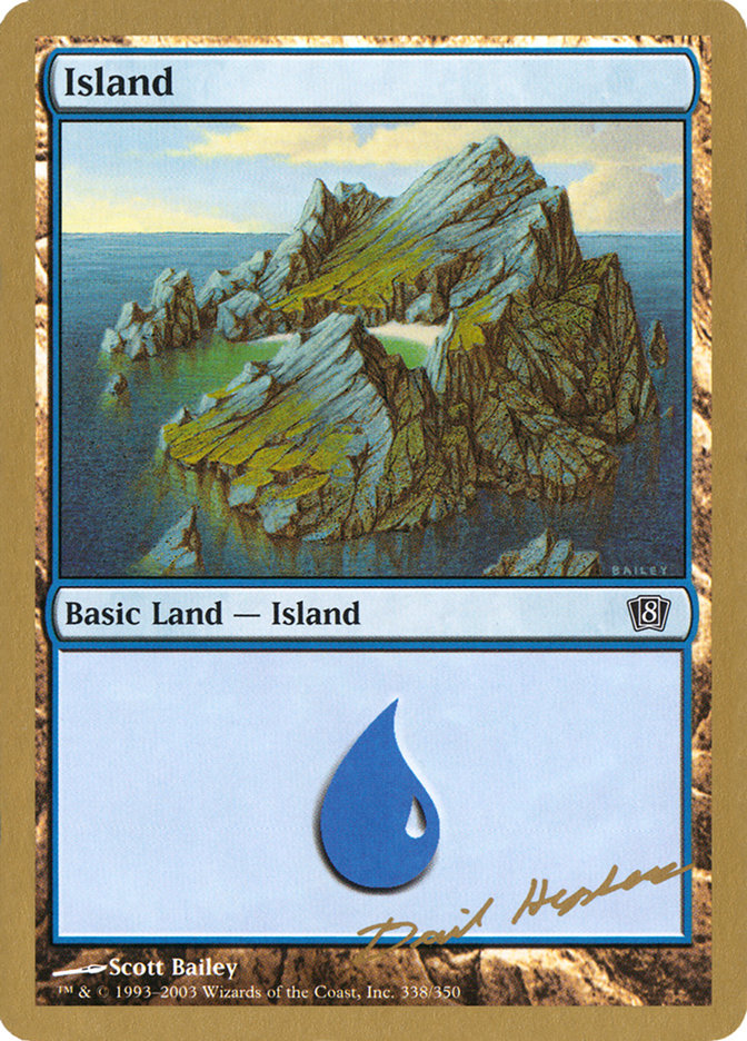 Island (dh338) (Dave Humpherys) [World Championship Decks 2003] | Rock City Comics