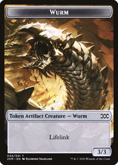 Wolf // Wurm (030) Double-Sided Token [Double Masters Tokens] | Rock City Comics