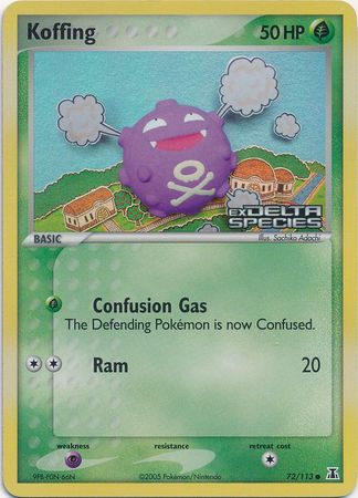 Koffing (72/113) (Stamped) [EX: Delta Species] | Rock City Comics