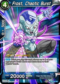 Frost, Chaotic Burst (Divine Multiverse Draft Tournament) (DB2-041) [Tournament Promotion Cards] | Rock City Comics