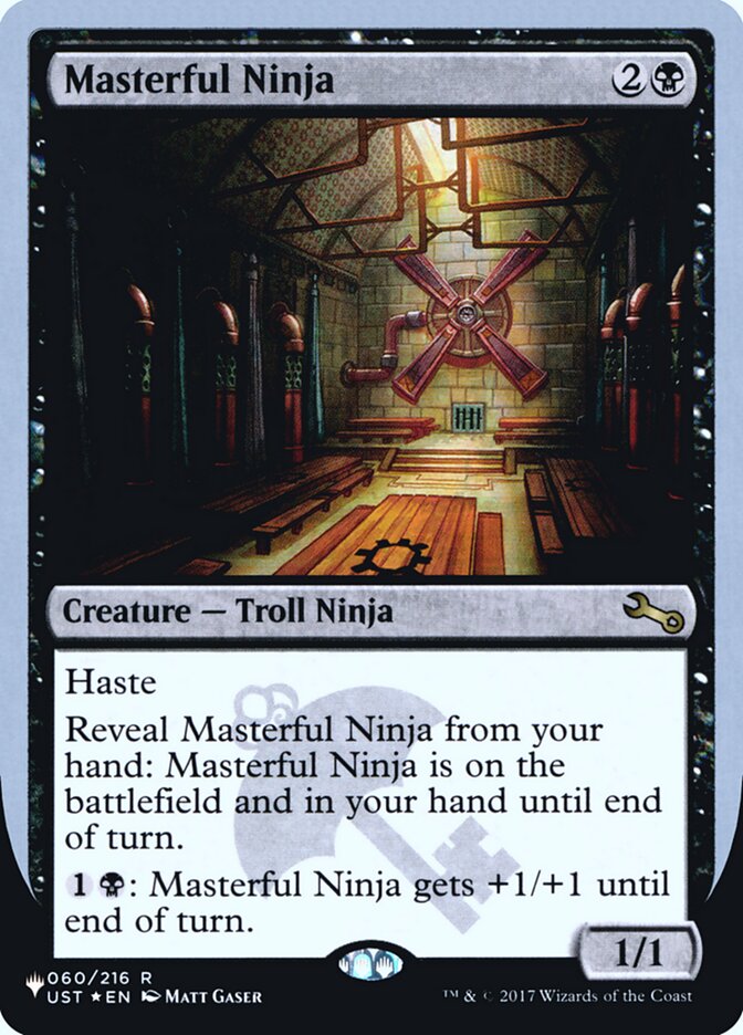 Masterful Ninja (Unfinity Foil Edition) [The List] | Rock City Comics