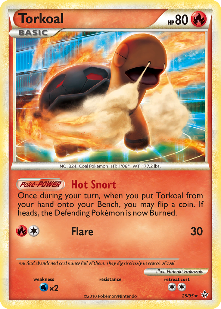 Torkoal (25/95) [HeartGold & SoulSilver: Unleashed] | Rock City Comics