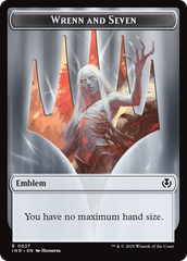 Treefolk // Emblem - Wrenn and Seven Double-Sided Token [Innistrad Remastered Tokens] | Rock City Comics