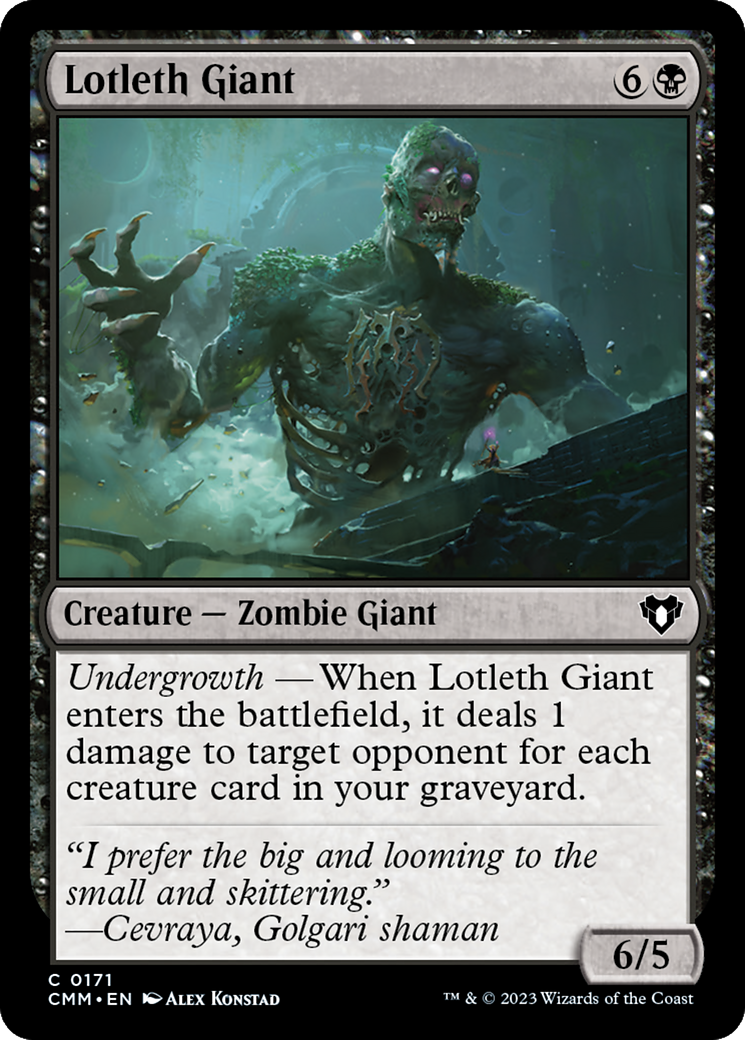 Lotleth Giant [Commander Masters] | Rock City Comics