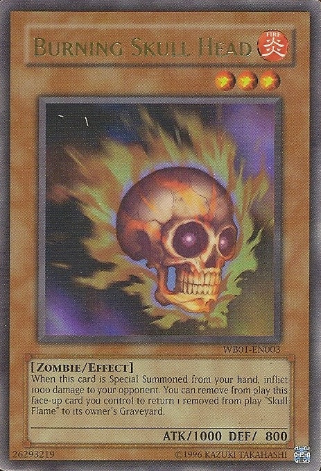 Burning Skull Head [WB01-EN003] Ultra Rare | Rock City Comics