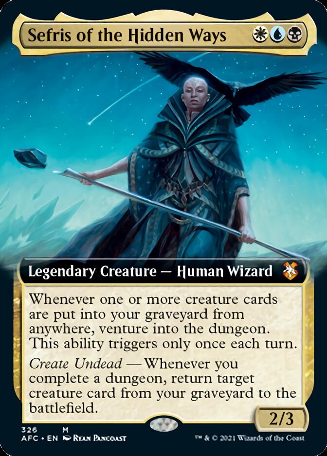 Sefris of the Hidden Ways (Extended Art) [Dungeons & Dragons: Adventures in the Forgotten Realms Commander] | Rock City Comics
