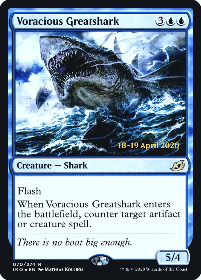 Voracious Greatshark [Ikoria: Lair of Behemoths Prerelease Promos] | Rock City Comics