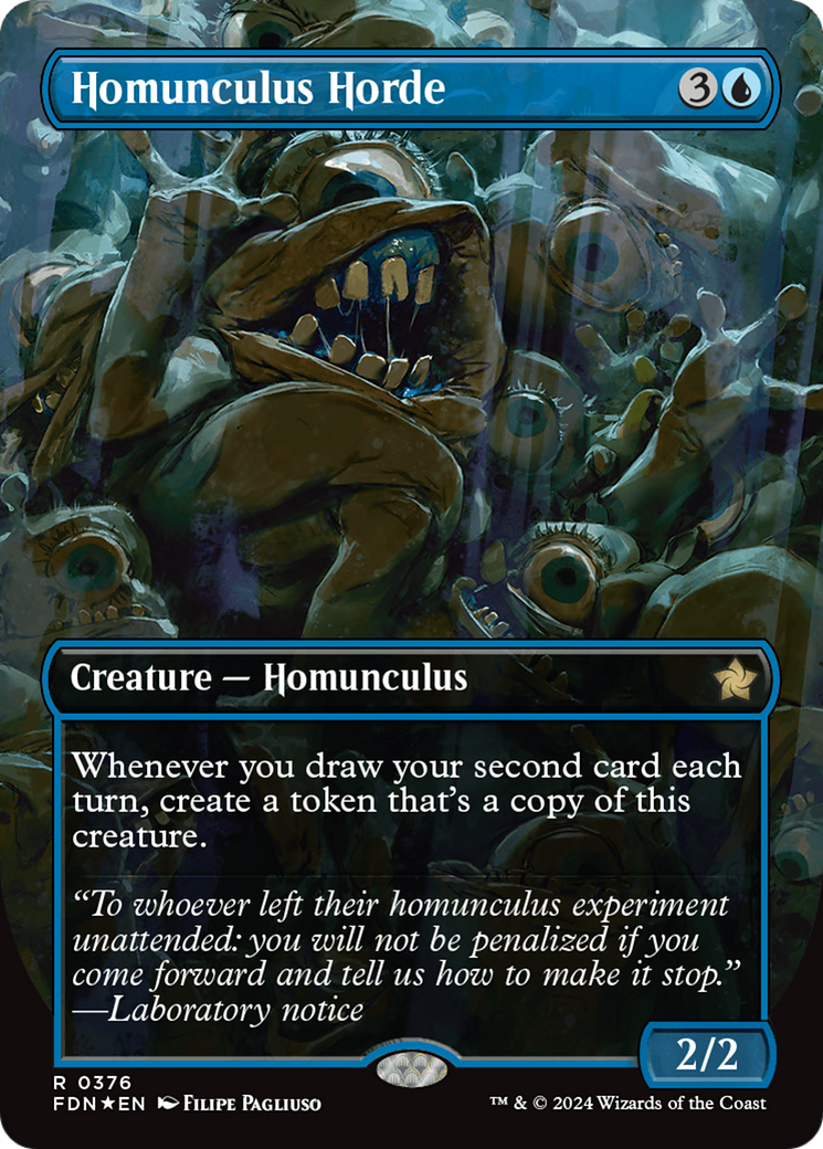 Homunculus Horde (Borderless) (Mana Foil) [Foundations] | Rock City Comics