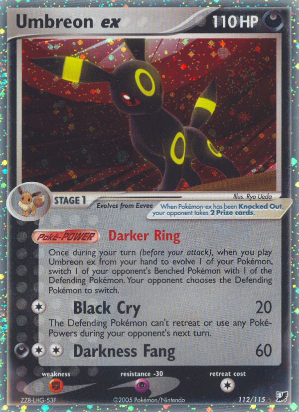 Umbreon ex (112/115) [EX: Unseen Forces] | Rock City Comics