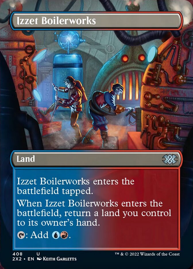 Izzet Boilerworks (Borderless Alternate Art) [Double Masters 2022] | Rock City Comics